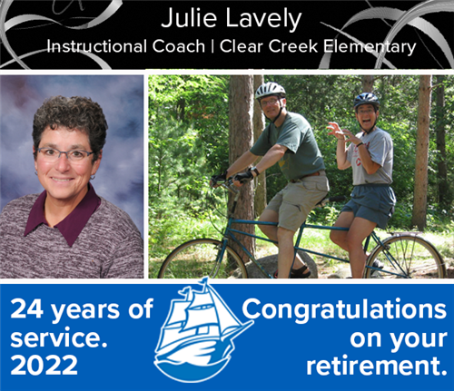 Julie lavely retirement pic